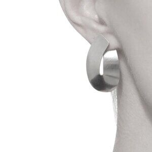 Fay Andrada Liike Earrings NIB Silver